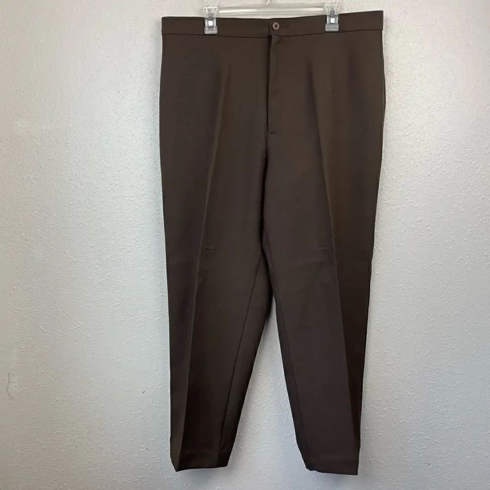 Bend Over Brown Slack Pants Size 20W EUC